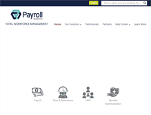 Tablet Screenshot of payroll-us.com